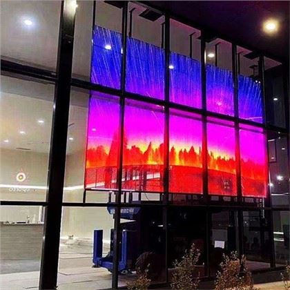 Layar Video LED Transparan