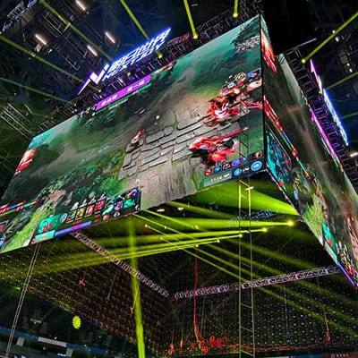Tampilan LED Sewa untuk Esports Arena Jumbotron